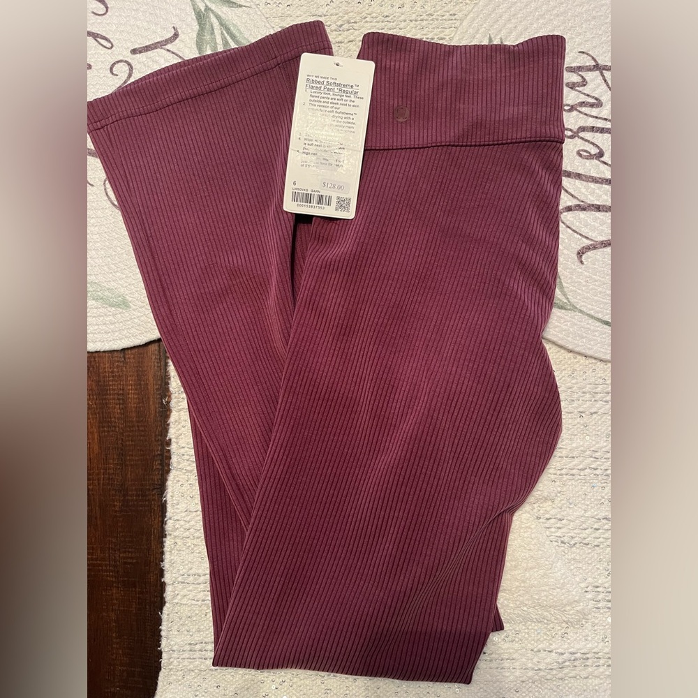 Ribbed Softstreme Flared Pant Regular